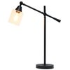 Lalia Home Vertically Adjustable Desk Lamp, Black LHD-2001-BK